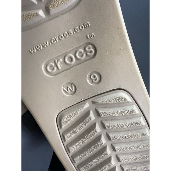 CROCS Literide Brooklyn Low Wedge Platform Sandals Womens Size 9 Black Shoes - Picture 10 of 11